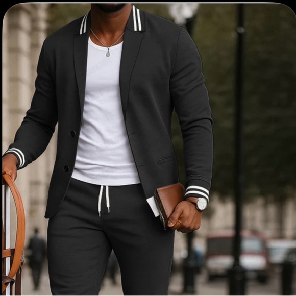 Stylish Black Joggers Suit for Men